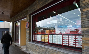 Un magasin spécialisé dans la vente de tabac au Pas de la Case, en Andorre.