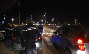 Illustration gendarmes Le 19 novembre 2015 à la frontière suisse.