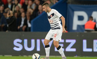 Milan Gajic, le joueur des Girondins, lors du match contre le PSG, joué le 11 septembre 2015.