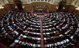 Le Sénat français, à Paris, le 28 octobre 2014