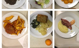 Les repas des cantines du XVIIIe arrondissement de Paris