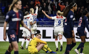 Les féminines de Lyon et du PSG, la saison dernière.