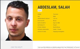 Capture d'une photo de Salah Abdeslam.