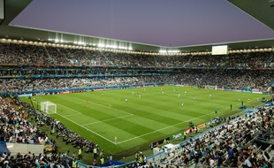 Le stade Matmut Atlantique à l'occasion du quart de finale de l'Euro entre l'Allemagne et l'Italie disputé le 2 juillet 2016.