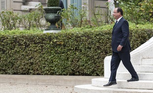 François Hollande à l'Hôtel de Marigny le 30 septembre 2013.