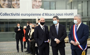Frédéric Bierry, Jean Rottner et Eric Straumann (de gauche à droite).
