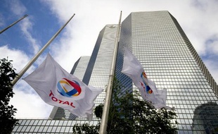 Le siège de Total à La Défense le 21 octobre 2014