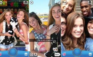 SnapChat, une app de partage éphémère de photos, fait fureur chez les ados.