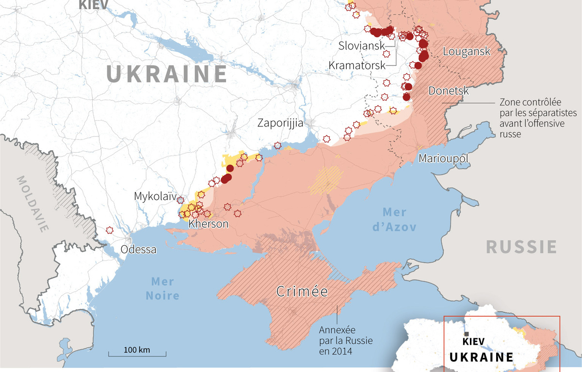 Guerre en Ukraine : Entre pilonnage et grignotage, la semaine de conflit en quatre infographies