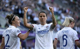 Dzsenifer Marozsan, ici buteuse en finale de Ligue des champions, en mai 2019 contre le Barça, sera encore lyonnaise la saison prochaine.