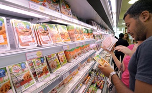 Un supermarché vendant des produits halal (illustration).