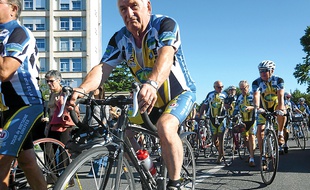 Partis de Nantes, les cyclistes greffés ont parcouru plus de 700 kilomètres.