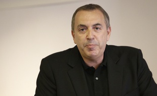 Jean-Marc Morandini photographié lors d'une conférence de presse donnée, en juillet 2016, dans le cadre de l'affaire des castings douteux.