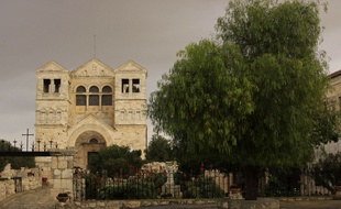 La basilique de la Transfiguration, située sur le mont Tabor en Israël (illustration)