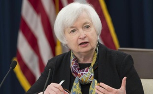 La présidente de la Réserve fédérale (Fed) Janet Yellen le 16 mars 2016 à Washington, DC