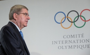 Le président du CIO Thomas Bach, lors d'une réunion à Lausanne le 20 janvier 2018.