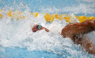 Fabien Gilot aux Mondiaux de natation le 5 août 2015.