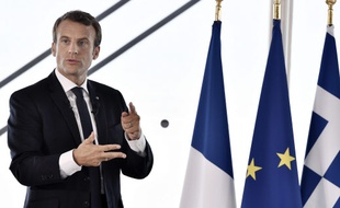 Emmanuel Macron à Athènes