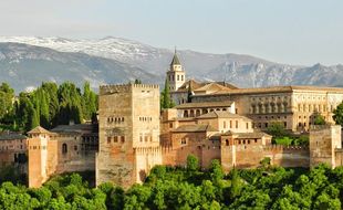 L'Alhambra de Grenade en Espagne.
