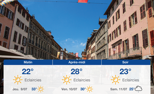 Météo Chambéry: Prévisions du mercredi 8 juillet 2020