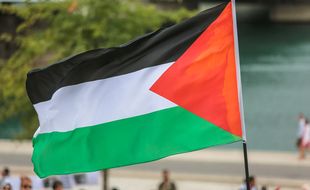 Le drapeau palestinien.