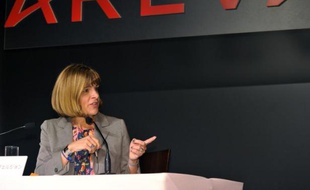 L'ancienne dirigeante d'Areva, Anne Lauvergeon, le 19 avril 2011 à Tokyo