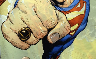 Une affiche de Superman au Comic Con de New York, en 2010.