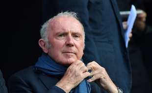 François Pinault le 19 août 2017 au Roazhon Park à l'occasion d'une rencontre entre Rennes et Dijon.