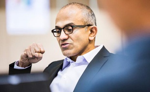 Le nouveau directeur général de Microsoft, Satya Nadella.
