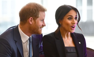 Le prince Harry et Meghan Markle, duc et duchesse de Sussex, lors des WellChild Awards au Royal Lancaster Hotel de Londres, en septembre 2018.