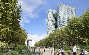 Une expérimentation du projet sur l’esplanade de la Défense