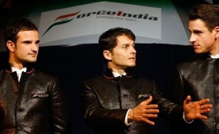 L'Italien Giancarlo Fisichella et l'Allemand Adrian Sutil piloteront les monoplaces de la nouvelle écurie de Formule 1 Force India (ex-Spyker) lors de la saison 2008, a annoncé l'écurie lors de la présentation de son effectif jeudi à Bombay.