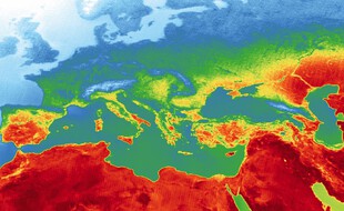 Variations de température au niveau de la surface terrestre mesurée par l?instrument IASI durant l?été 2018
