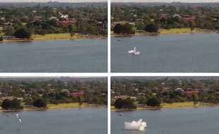 Un avion de tourisme s'est écrasé dans une rivière à Perth en Australie.