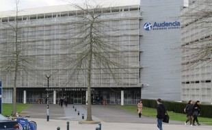 Nantes, le 3 mars 2016, l'école de commerce et de management Audencia