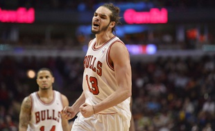 Joakim Noah lors du match entre Chicago et Phenix le 7 janvier 2014.