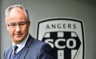 Saïd Chabane, le président d'Angers, ici le 28 avril 2019.