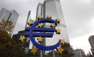Le siège de la BCE à Francfort le 26 octobre 2014