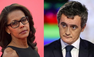 Gérald Darmanin et Audrey Pulvar.