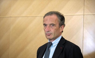 Henri Proglio, PDG d'EDF, le 25 juin 2014 au siège de l'entreprise à Paris