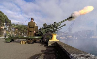 Cérémonie de commémoration du déclenchement de la Première Guerre mondiale, le 4 août 2014 à Wellington, en Nouvelle-Zélande