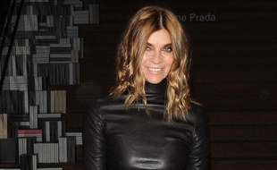 Carine Roitfeld, le 13 Novembre 2009 à Beverly Hills, lors d'un cocktail Prada.