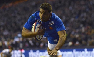 Wesley Fofana inscrit un essai face à l'Angleterre, le 23 février 2013