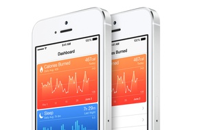 Le centre HealthKit, dévoilé par Apple avec iOS 8, le 3 juin 2014.