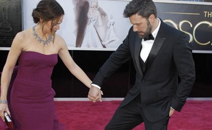 Jennifer Garner et Ben Affleck sur le tapis rouge aux Oscars 2013.