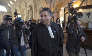 Gilles-William Goldnadel, avocat de Patrick Buisson, au tribunal de grande instance de Paris le 10 mars 2014
