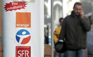 Illustration: les opérateurs SFR, Bouygues Telecom et Orange.