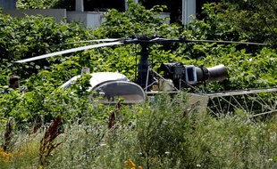 L'hélicoptère a été retrouvé à Gonesse (Val d'Oise).