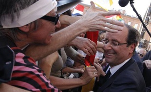 François Hollande a fait jeudi, lors de son dernier meeting avant le deuxième tour, "la promesse de Toulouse", celle d'être "un président qui ressemblera au candidat qu(il est)", "un candidat normal, pour une présidence normale, au service de la République"