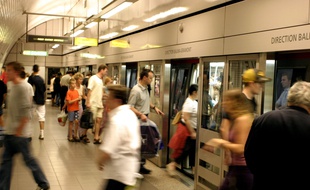 Illustration de la station de métro Capitole à Toulouse.